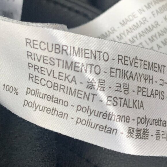 Zara Faux Leather Cargo Pants Sz M - Picture 8 of 10